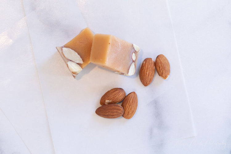 vanilla + toasted almonds caramels (holiday pre-order)
