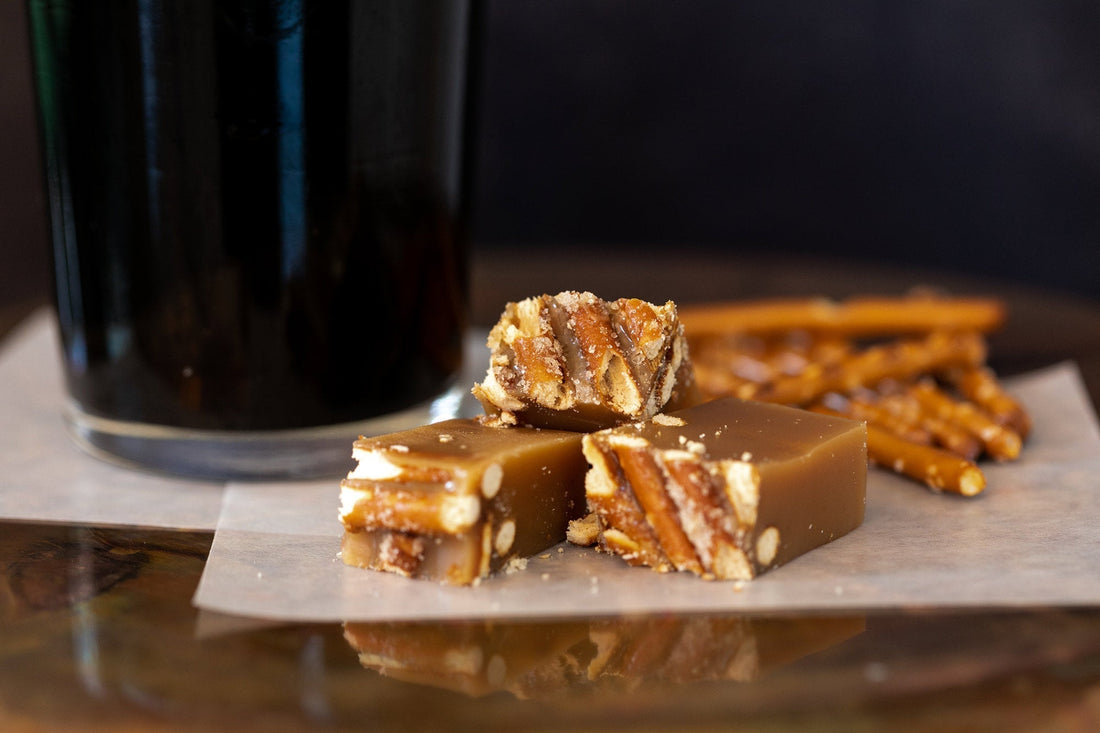 Beer + Pretzel Handmade Caramels (A Small-Batch Flavor for March)