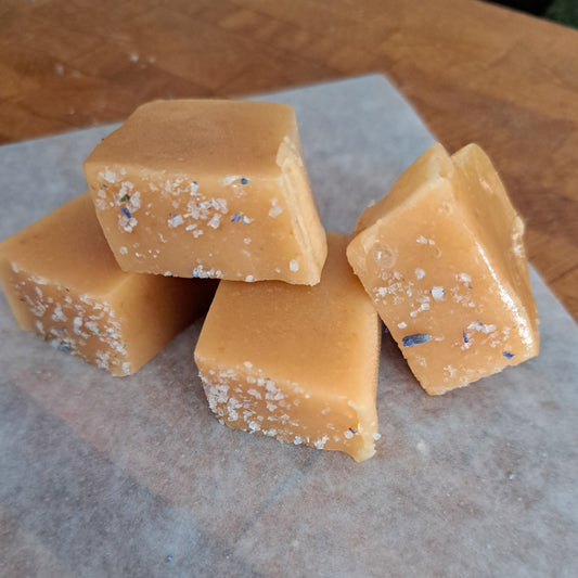 lavender + honey caramels - seasonal flavor!